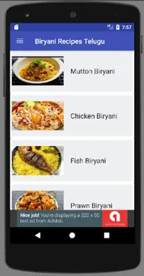 Biryani Recipes Telugu android App screenshot 4